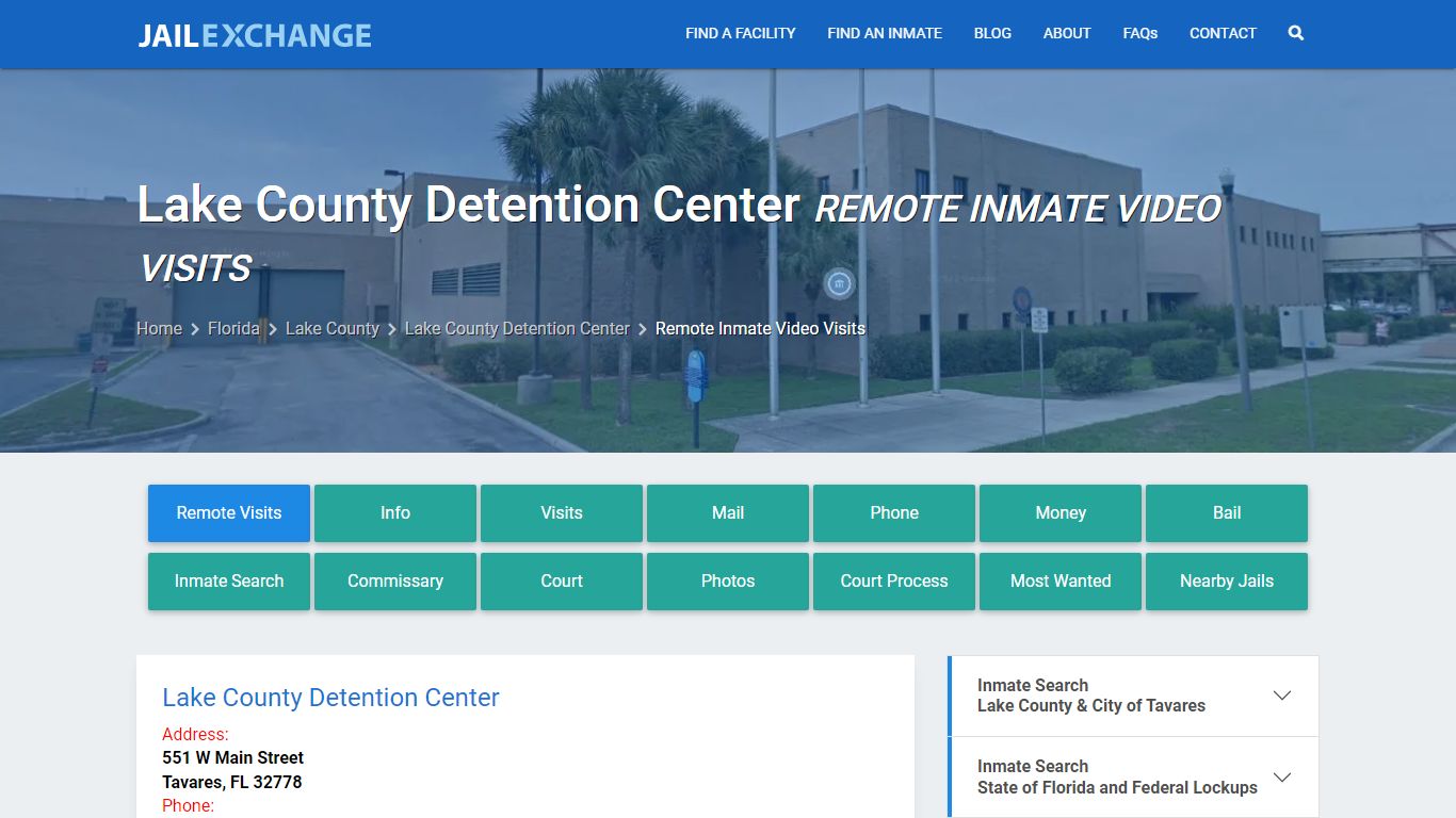 Video Visitation - Lake County Detention Center, FL - Jail Exchange